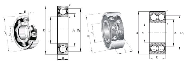 SKF 623-RS1 bearing