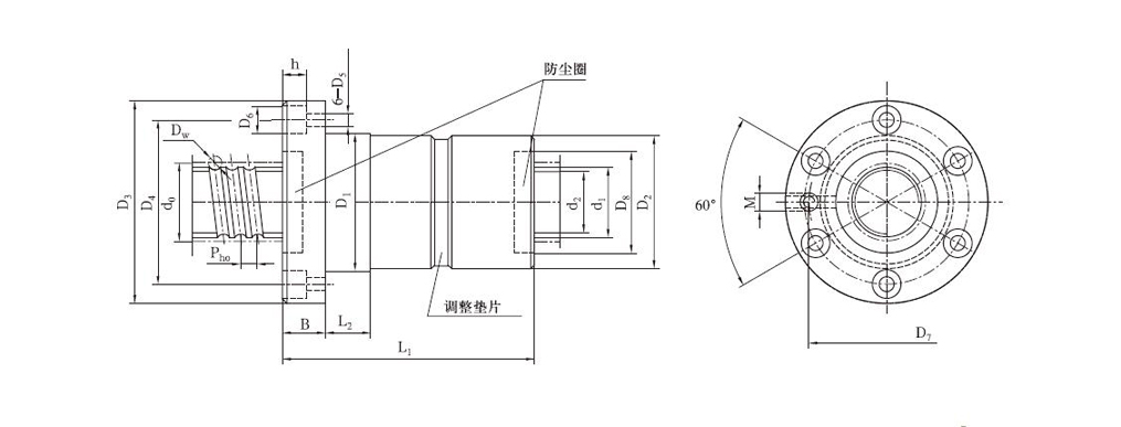 FFZD1204-3滾珠絲杠